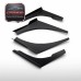 4pcs FRP Track Canards for Lancer Evolution 7-9 EVO Custom Performance Enhancement Model