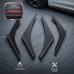 4pcs FRP Track Canards for Lancer Evolution 7-9 EVO Custom Performance Enhancement Model