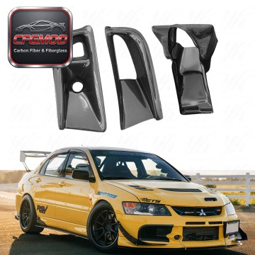 For 2003-2005 Evolution 8 VS Style Air Duct & Oil Clean Guide 3PCS Carbon Fiber For 2003-2005 Evolution 8 VS Style Air Duct & Oil Clean Guide 3PCS Carbon Fiber