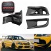 For 2003-2005 Evolution 8 VS Style Air Duct & Oil Clean Guide 3PCS Carbon Fiber
