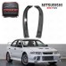 Black High Polished Gloss Finished 2001-2005 EVO 7 EVO 8 EVO 9 JDM Rear Bumper DAMD Extension Spats Carbon Fiber
