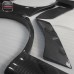 Black Right Full Set Carbon Fiber Rear Over Fender Wing for Mitsubishi Lancer Evolution EVO 8 9 VTX Cyber VC
