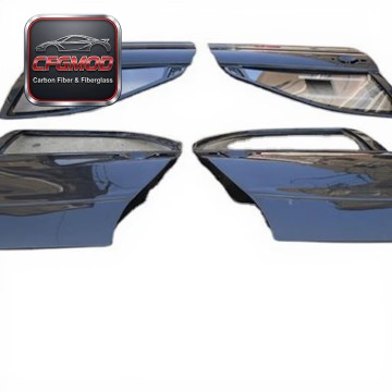 Carbon Fiber EVO 8 9 VC Rear and Front Door 4pcs for Mitsubishi Lancer GRB STI Model Black Carbon Fiber EVO 8 9 VC Rear and Front Door 4pcs for Mitsubishi Lancer GRB STI Model Black