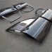 Carbon Fiber EVO 8 9 VC Rear and Front Door 4pcs for Mitsubishi Lancer GRB STI Model Black