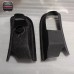 For 2006-2007 Lancer Evolution 9 RA Style Front Bumper Oil Clean Guide & Air Duct Carbon Fiber Black