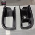 For 2006-2007 Lancer Evolution 9 RA Style Front Bumper Oil Clean Guide & Air Duct Carbon Fiber Black