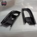 For 2006-2007 Lancer Evolution 9 RA Style Front Bumper Oil Clean Guide & Air Duct Carbon Fiber Black