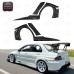 For 2006-2007 Lance Evolution 8 9 EVO 8 Evo9 VTX Cyber Carbon Fiber Rear Over Fender