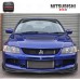 New Black Carbon Fiber Ralliart Front Lip for Mitsubishi Evolution EVO 9 Brand High Quality 100% Fitment