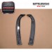 For Evolution Evo 7 8 9 JDM Damd Style Rear Bumper Extensions Spat Addon Corner CF Carbon Fiber