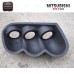 Carbon Fiber CF Body Kit for 2003-2007 Evolution EVO 7 8 9 LHD DASH TRIPLE GAUGE POD RHS (52 MM 60 MM) CT9A