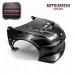 Combined Front Kits Bumper/Fenders Wing with Hood Bonnet for Carbon Fiber Evolution Evo 8 9 VC Black