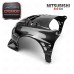 Combined Front Kits Bumper/Fenders Wing with Hood Bonnet for Carbon Fiber Evolution Evo 8 9 VC Black