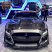 GT500 Style Semi-Carbon Fiber Front Bumper Assembly Kit for 2015-2022 Ford Mustang Tuning Parts