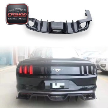 AC Style Carbon Fiber Rear Bumper Lip Diffuser for 2015-2017 Ford Mustang Tuning Parts AC Style Carbon Fiber Rear Bumper Lip Diffuser for 2015-2017 Ford Mustang Tuning Parts