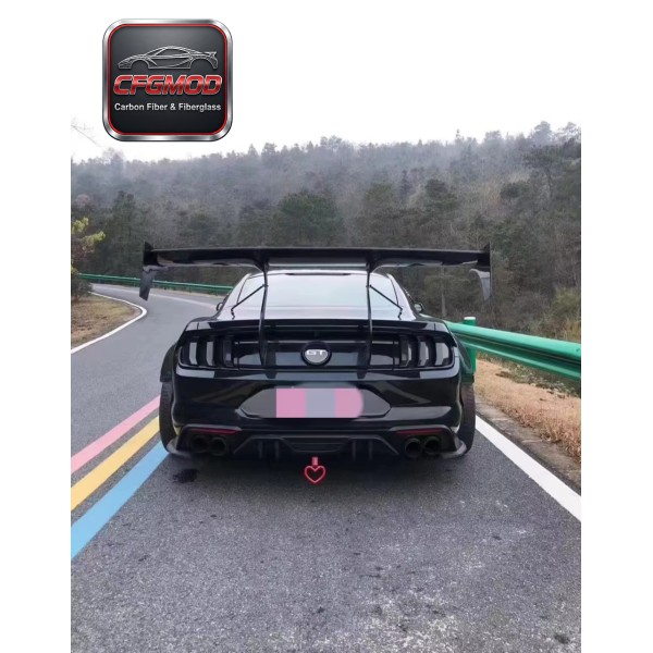 Carbon Fiber R Design GT Rear Wing Spoiler for Ford Mustang 2015-2023 Modification Accessories Carbon Fiber R Design GT Rear Wing Spoiler for Ford Mustang 2015-2023 Modification Accessories
