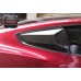 Carbon Fiber R Design Rear Side Window Louver Shutter Cover for Ford Mustang 2015-2023 Accessories