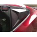 Carbon Fiber R Design Rear Side Window Louver Shutter Cover for Ford Mustang 2015-2023 Accessories