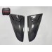 Carbon Fiber R Design Rear Side Window Louver Shutter Cover for Ford Mustang 2015-2023 Accessories
