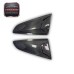 Carbon Fiber R Design Rear Side Window Louver Shutter Cover for Ford Mustang 2015-2023 Accessories