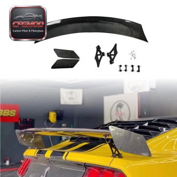 Carbon Fiber GT500 Design Rear Wing Spoiler for Ford Mustang 2015-2023 Modification Accessories Carbon Fiber GT500 Design Rear Wing Spoiler for Ford Mustang 2015-2023 Modification Accessories