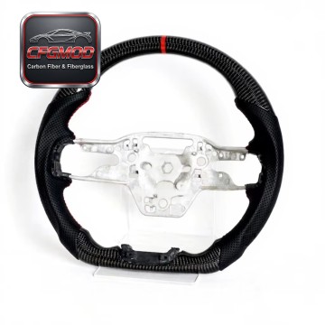 For Mustang Modification Upgrade Racing Sports Flat-Bottom Car Steering Wheel Assembly for OLIVER