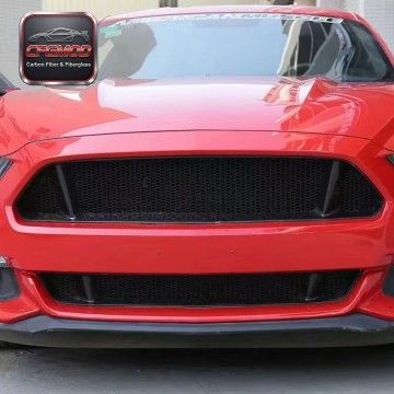 Carbon Fiber Front Bumper Upper and Lower Grille Set for 2015-2017 Ford Mustang Tuning Parts Carbon Fiber Front Bumper Upper and Lower Grille Set for 2015-2017 Ford Mustang Tuning Parts