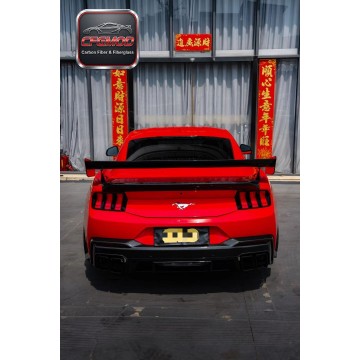 Dry Carbon Fiber SC Design GT Rear Wing Spoiler for Ford Mustang 2024 2025 2026 Modification Accessories Dry Carbon Fiber SC Design GT Rear Wing Spoiler for Ford Mustang 2024 2025 2026 Modification Accessories
