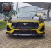 S Style 3-Piece Dry Carbon Fiber Front Bumper Lip Splitter for 2024+ Ford Mustang S650