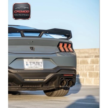 Dark Horse Style Carbon Fiber Replacement Rear Diffuser for 2024+ Ford Mustang S650 Dark Horse Style Carbon Fiber Replacement Rear Diffuser for 2024+ Ford Mustang S650