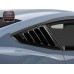 GT Style Dry Carbon Fiber Rear Window Louvers Sun Shade for 2024+ Ford Mustang S650