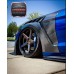 GTD Style Dry Carbon Fiber Resin Front Fenders for 2018-2022 Ford Mustang S550