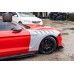 GTD Style Dry Carbon Fiber Resin Front Fenders for 2018-2022 Ford Mustang S550