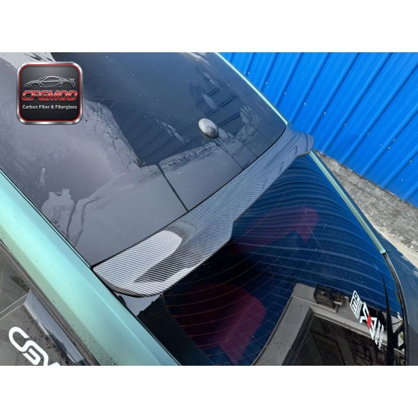 Dry Carbon Fiber Rear Windshield Roof Visor Spoiler for Ford Mustang 2015-2025 Accessories Dry Carbon Fiber Rear Windshield Roof Visor Spoiler for Ford Mustang 2015-2025 Accessories