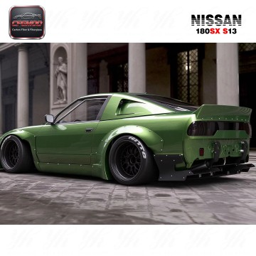 FRP Glass Fiber Bodykit Fit for 180SX PS13 Rocket Bunny RB Style Rear Trunk Spoiler Wing FRP Glass Fiber Bodykit Fit for 180SX PS13 Rocket Bunny RB Style Rear Trunk Spoiler Wing