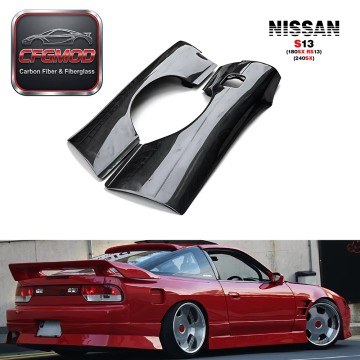 Carbon Fiber 180SX S13 Rear Fender +50mm Pair Black High Glossy 3k Twill Weave for Carbon Fiber 180SX S13 Rear Fender +50mm Pair Black High Glossy 3k Twill Weave for