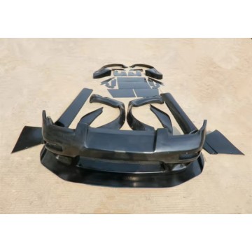 New 180SX RPS13 Rocket Bunny V2 Front Black Body Kit Glass Fiber for 1998-1999 New 180SX RPS13 Rocket Bunny V2 Front Black Body Kit Glass Fiber for 1998-1999