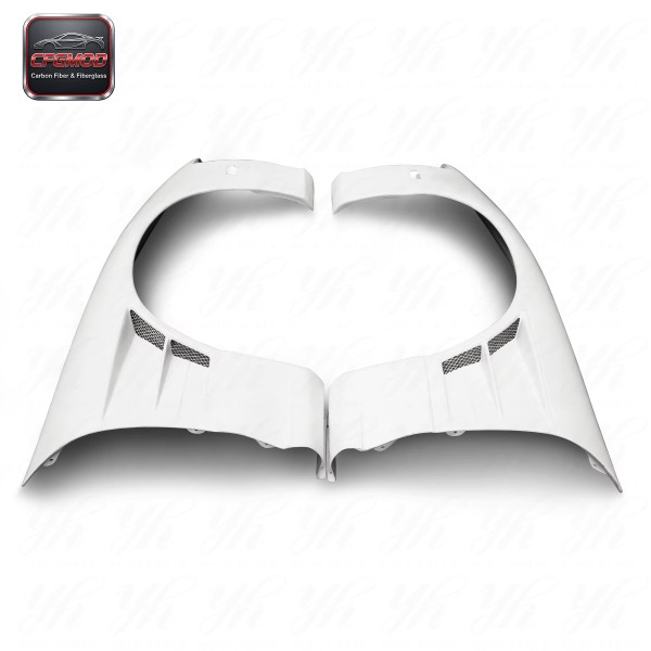 180SX BN-Sports Style +30mm Front Fender New Black Glass Fiber Perfect Fitment 180SX BN-Sports Style +30mm Front Fender New Black Glass Fiber Perfect Fitment