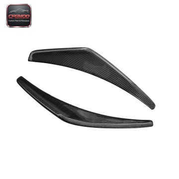 Carbon Fiber Version 2 Style Front Bumper Splitter Canard (pair) for 350Z CF Carbon Fiber Version 2 Style Front Bumper Splitter Canard (pair) for 350Z CF