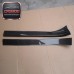 Brand for 2002-2008 350Z Z33 Fairlady VQ35 Carbon Fiber Door Sill Plate Step Panel Kick 2pcs Black