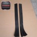 Brand for 2002-2008 350Z Z33 Fairlady VQ35 Carbon Fiber Door Sill Plate Step Panel Kick 2pcs Black