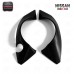 Black CFGMOD Brand High Quality Fiber Glass FRP Bodykit 2008-2009 Nissan 350Z Z33 RB Rocket Bunny Style Front/Rear Fender Flares 1