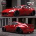 Black CFGMOD Brand High Quality Fiber Glass FRP Bodykit 2008-2009 Nissan 350Z Z33 RB Rocket Bunny Style Front/Rear Fender Flares 1