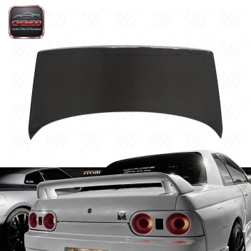 Bodykit Carbon Fiber OEM Style Rear Trunk Bootlid with Lock Hole Black High Glossy for CF 1989-1993 Skyline R32 GTS GTR