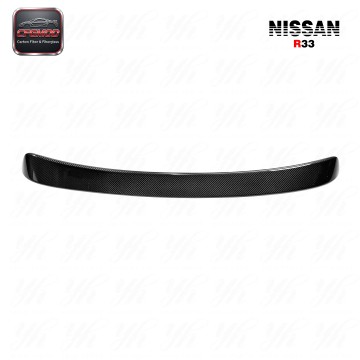 Carbon Fiber Rear Roof Spoiler Wing Lip for Skyline R33 GTR GTS GTT Car Spoilers Carbon Fiber Rear Roof Spoiler Wing Lip for Skyline R33 GTR GTS GTT Car Spoilers