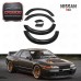 Carbon Fiber CF Wheel Arches Extensions Eyebrow for Skyline R33 GTST/GTR Nisom NI 400R Style