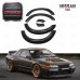 Carbon Fiber CF Wheel Arches Extensions Eyebrow for Skyline R33 GTST/GTR Nisom NI 400R Style
