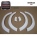 Carbon Fiber CF Wheel Arches Extensions Eyebrow for Skyline R33 GTST/GTR Nisom NI 400R Style