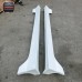 White Fiber Glass FRP Anti-Collision Strip Side Skirts for Nissan Skyline R33 BN-Sports 1998-1999