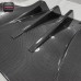 Auto Bodykit FRP Glass Fiber Rear Diffuser Full Set 5pcs Metal Fitting Kit Accessories 1995-1998 Skyline R33 GTR Black High